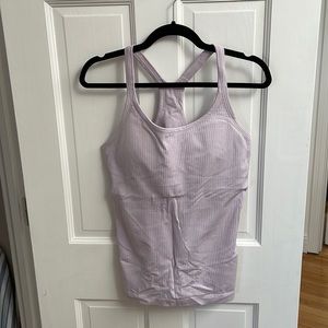 Lululemon Ebb to Street Tank (light purple), Size 10
